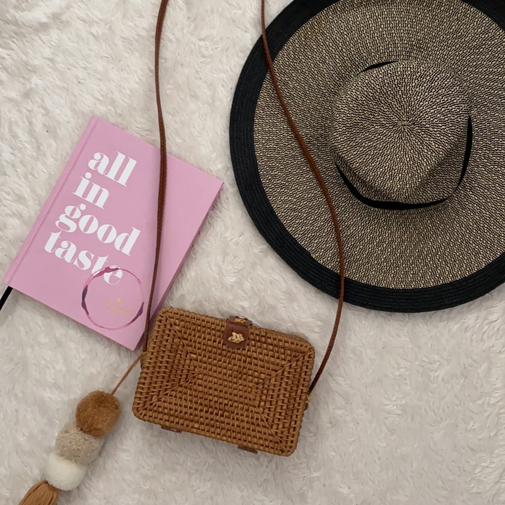Rattan Crossbody Bag